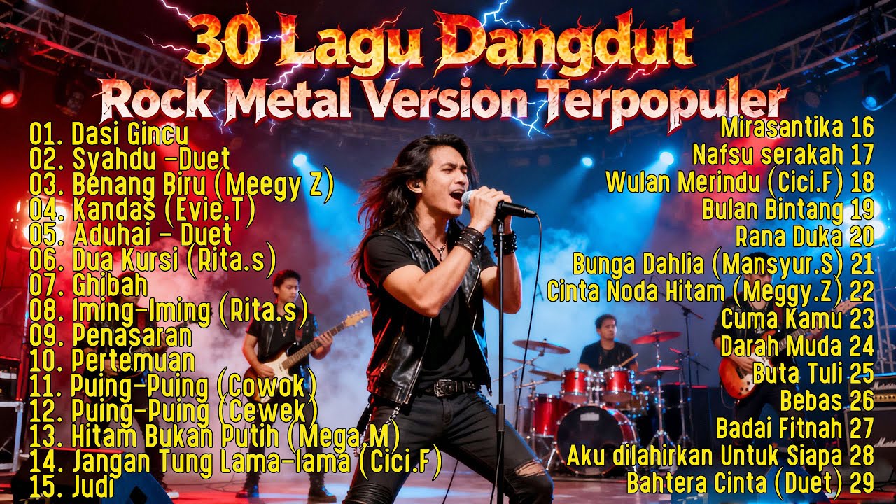 🎸 Kumpulan Lagu Dangdut Rock Metal Version Terbaik Sepanjang Masa | Rockdut Viral 2025