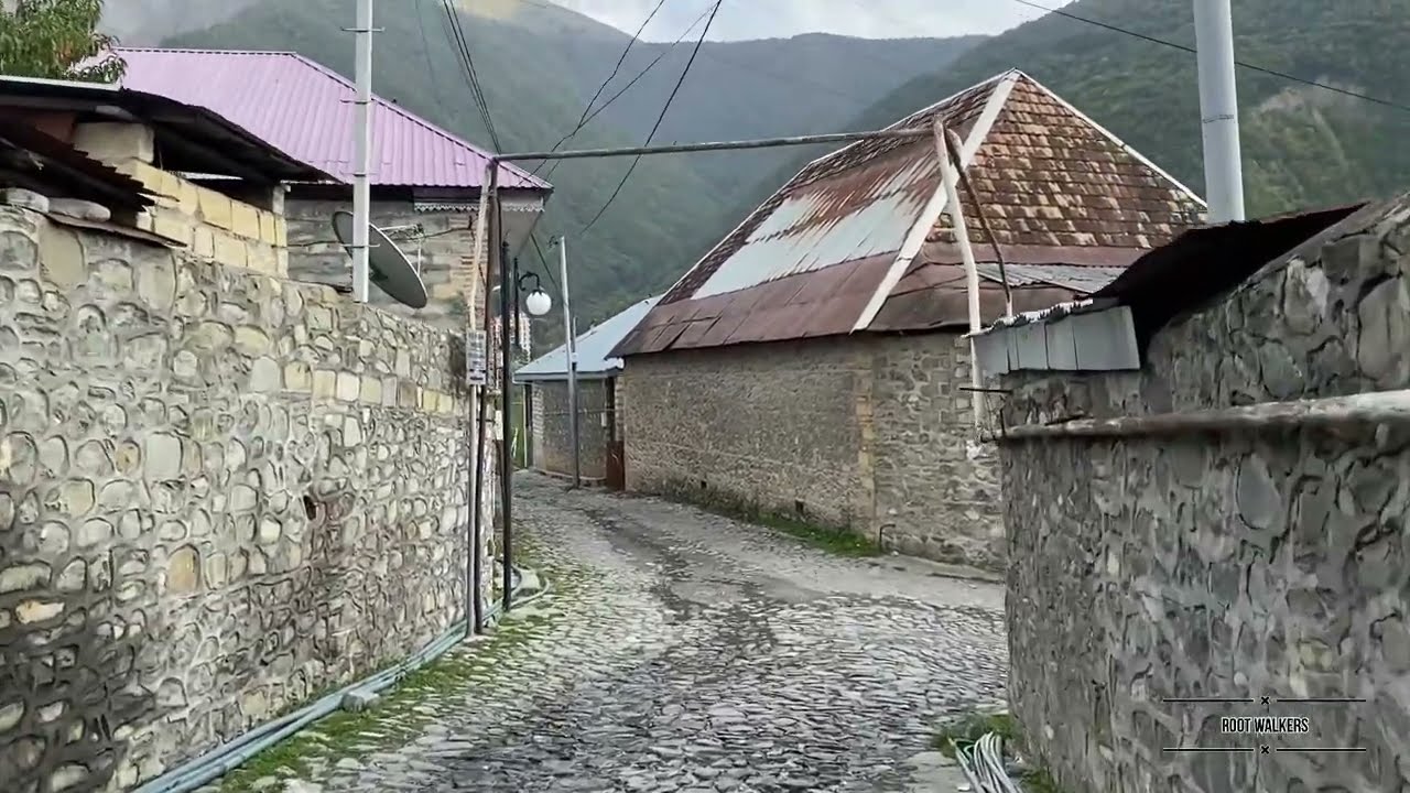 walking in Kish village (Sheki)