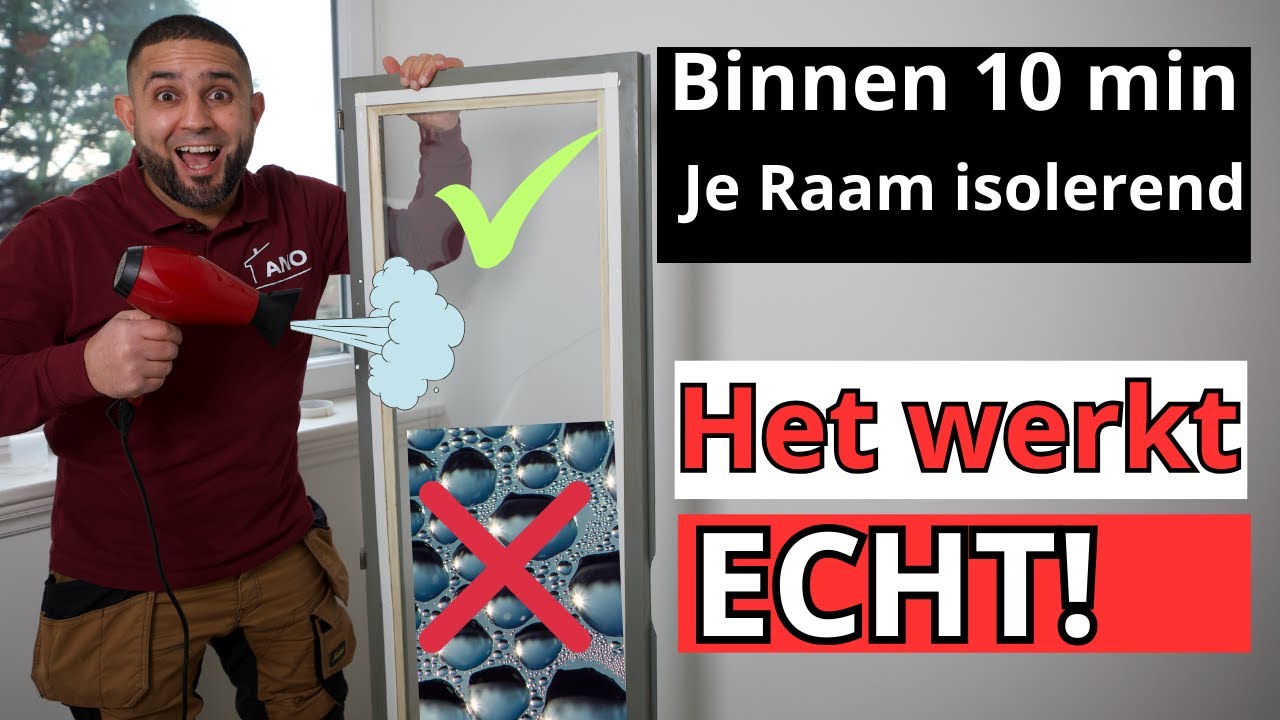 Gasrekening omlaag! Waarom vertelt niemand dit? Je raam zelf isoleren