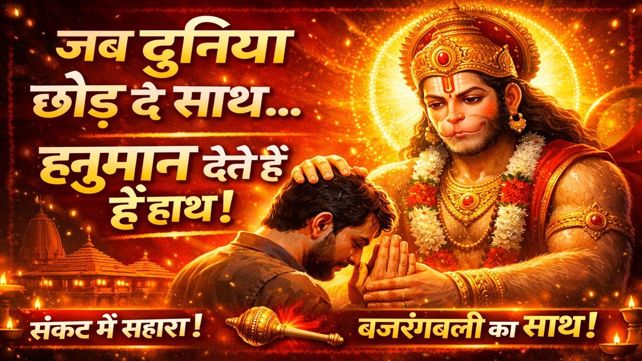 जब दुनिया छोड़ दे साथ | हनुमान देते हैं हाथ | Emotional Hanuman Bhajan 2026 | Bhakti Sagar