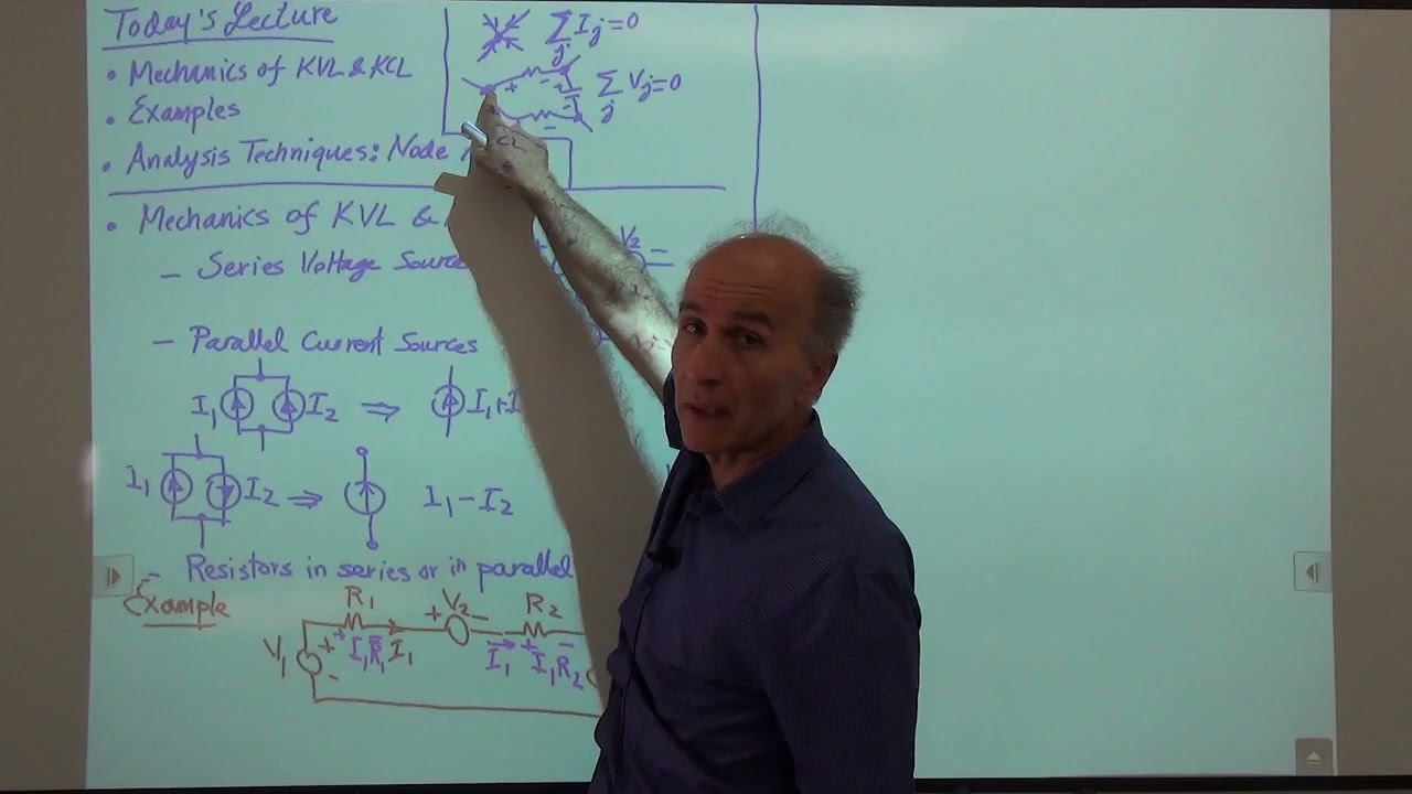 Razavi Basic Circuits Lec 5: More on KVL/KCL; Node Analysis