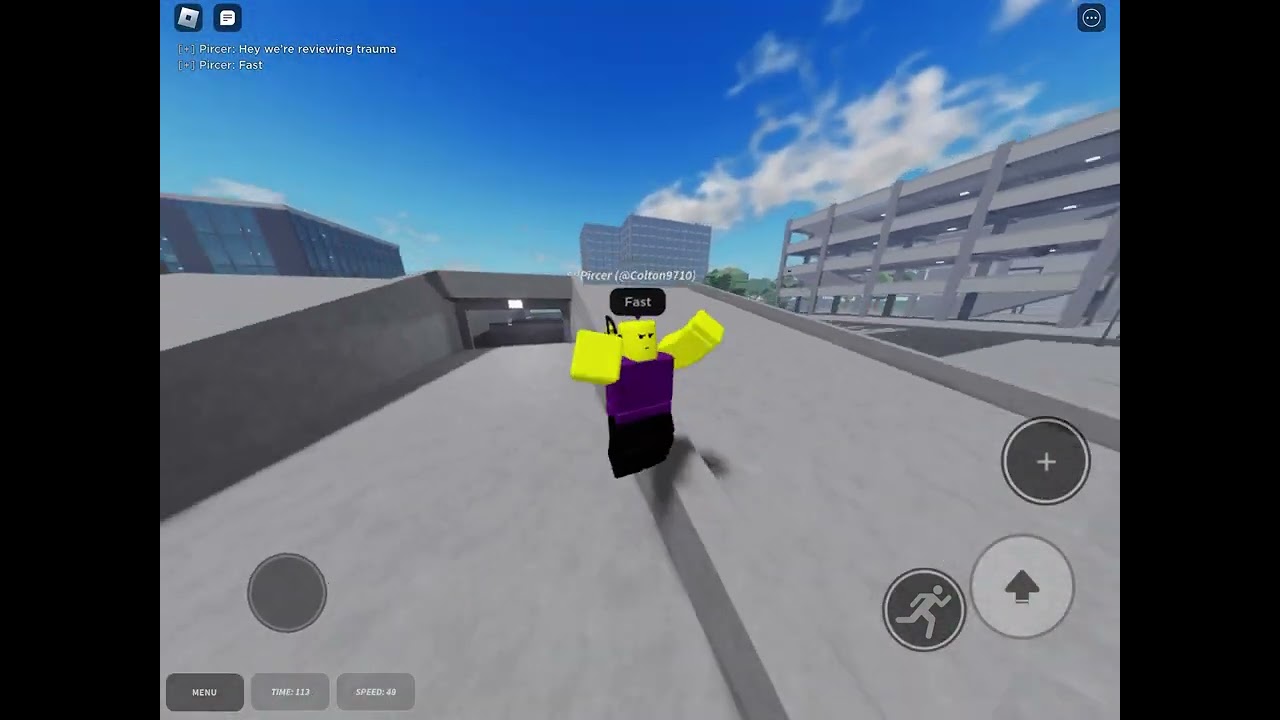 Testing trauma in true nextbots