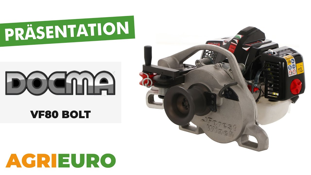 Produktvideo Docma VF80 BOLT - Seilwinde - Motor Solo HP50E-A