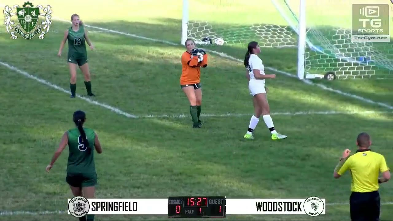 Springfield vs Woodstock - Girls Varsity Soccer - 5:15  pm - 9/10/25