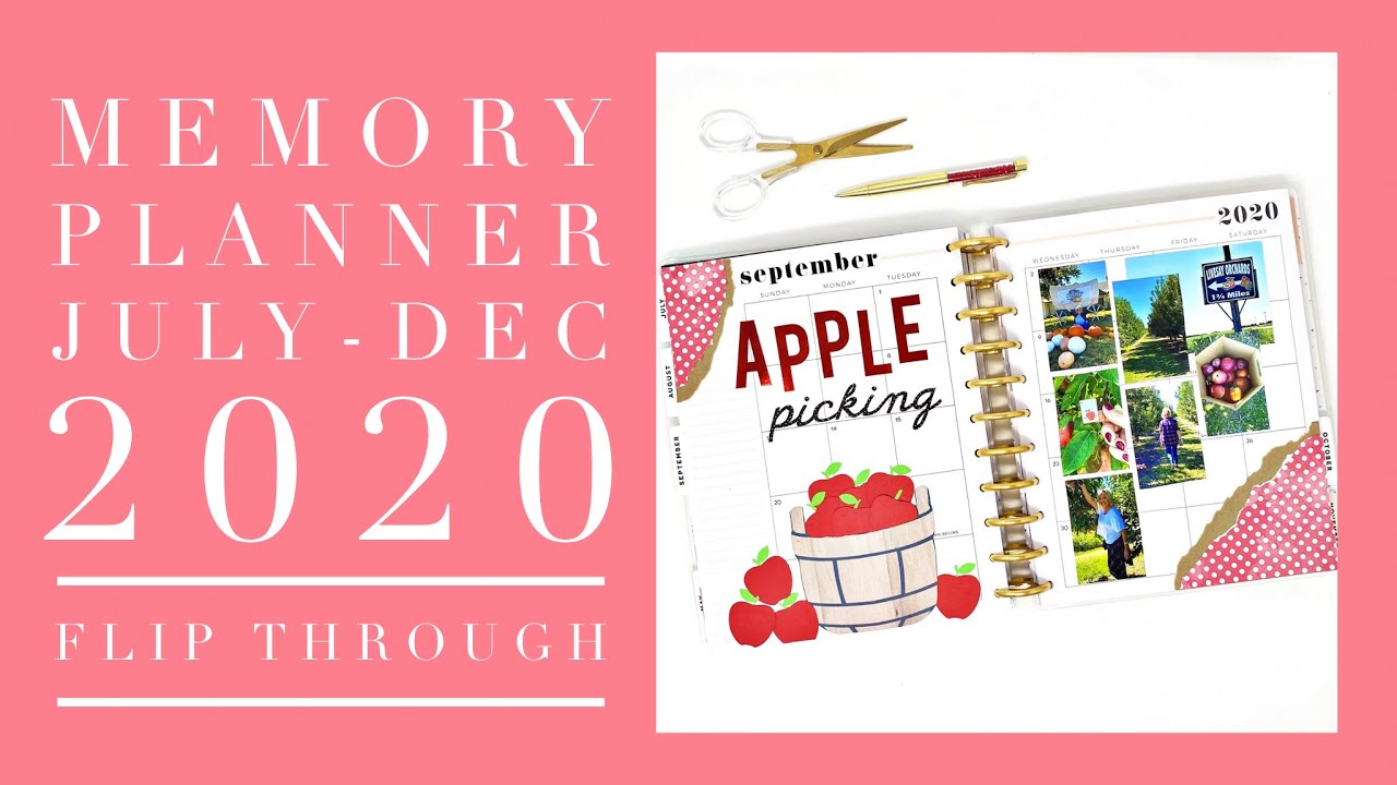 MEMORY PLANNER FLIP THROUGH 〰️JULY-DEC 2020 〰️ BIG HAPPY PLANNER MEMORY KEEPING