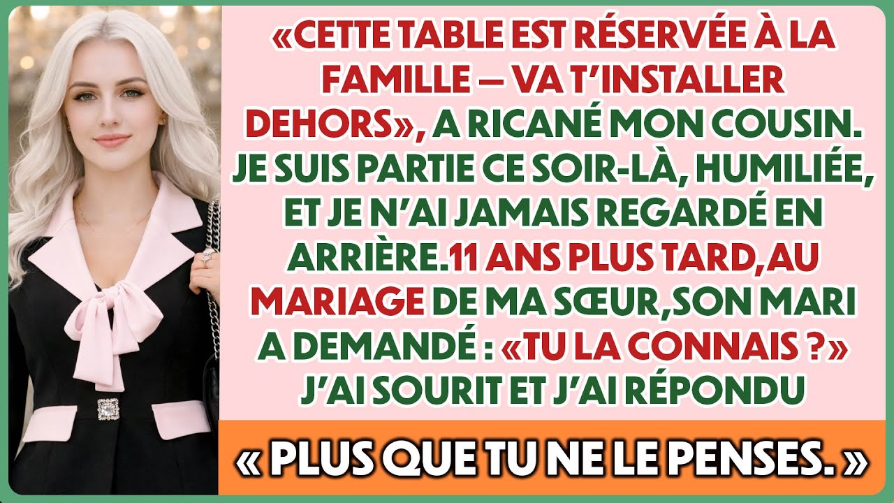 Ma sœur a saboté mon mariage… alors j’ai projeté ses preuves sur la TV à Courchevel.