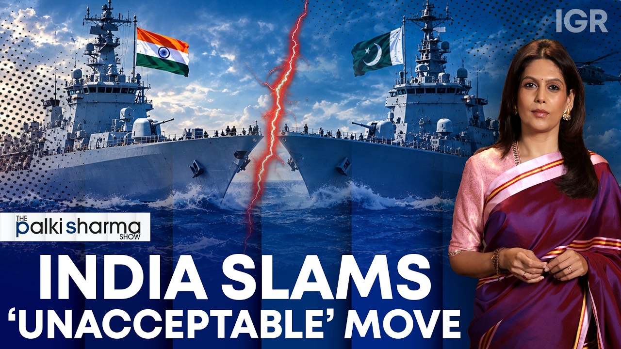 Как столкнулись индийские и пакистанские военные корабли | The Palki Sharma Show | IGR | India Gl...