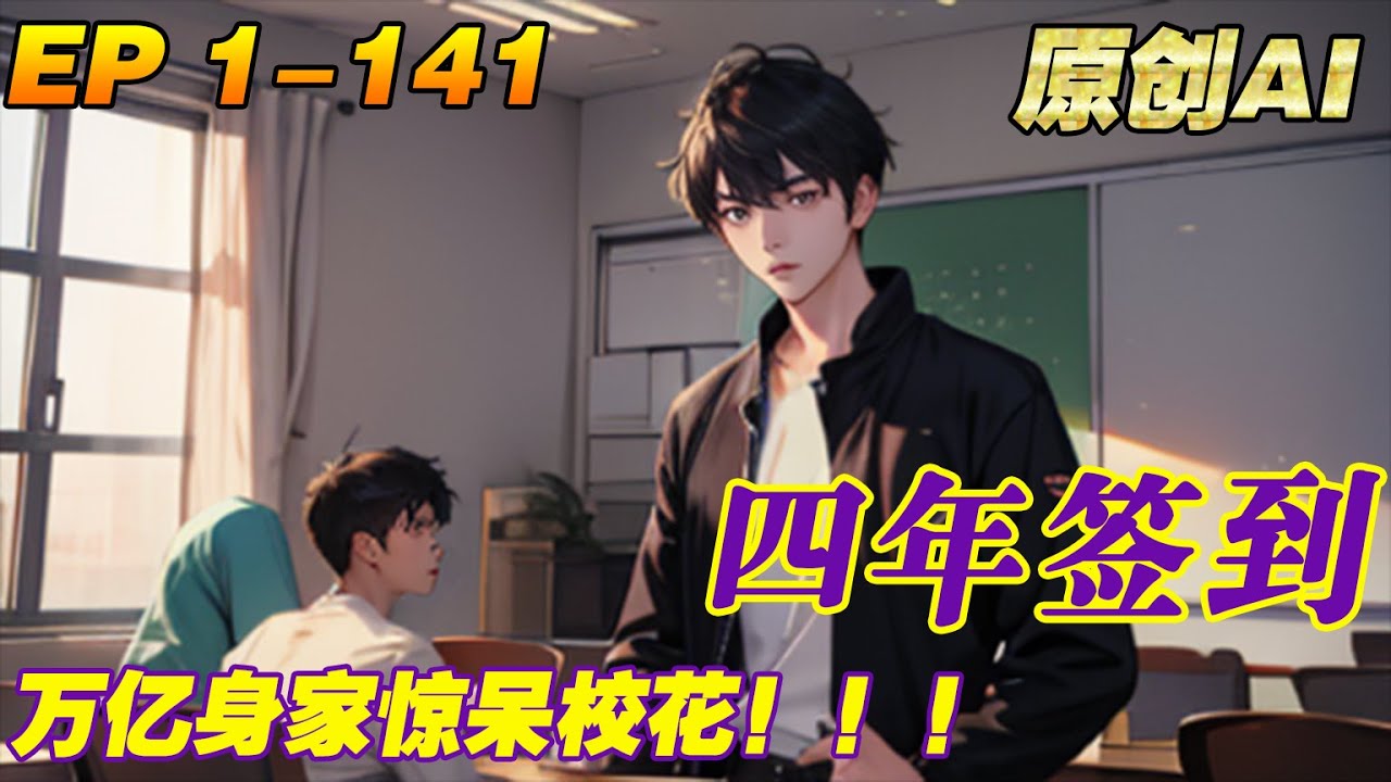💥四年簽到，萬億身家驚呆校花【1-141】高考落榜，楚凌的夢想被現實打的粉碎，只能去男子職業學院當和尚，本以為要打一輩子光棍，卻沒想到開啟神 豪簽到系統！ #小說 #逆襲 #爽文【原創AI小說】