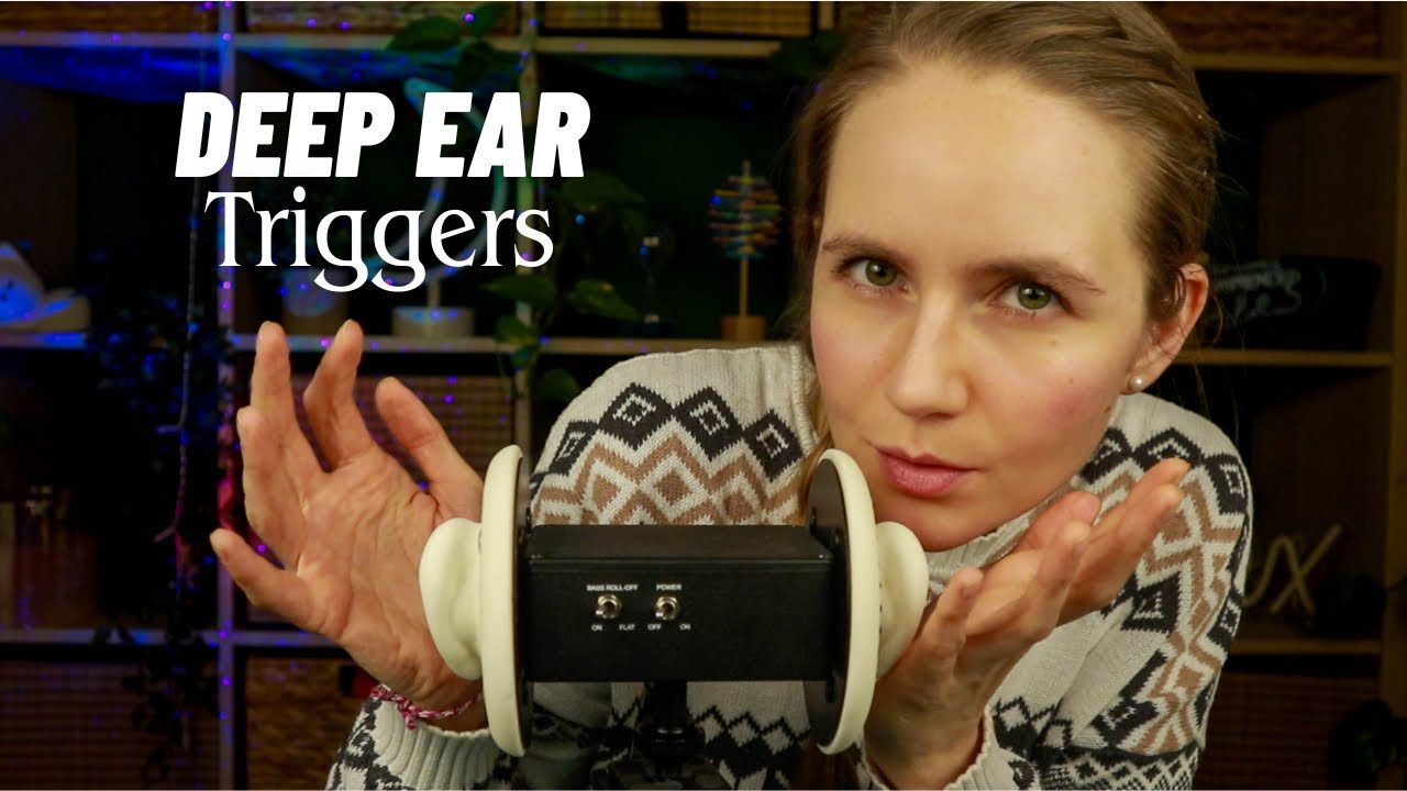 Binaural ASMR ↪️↩️ 3 Dio Deep Ear Trigger Fest 