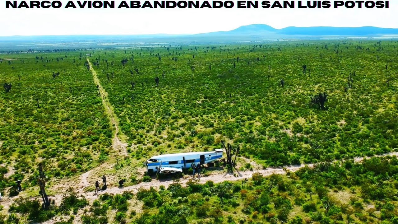 NARCO AVIÓN ABANDONADO EN SAN LUIS POTOSI DESPUÉS DE 40 AÑOS FUE ENCONTRADO PERDIDO EN EL DESIERTO