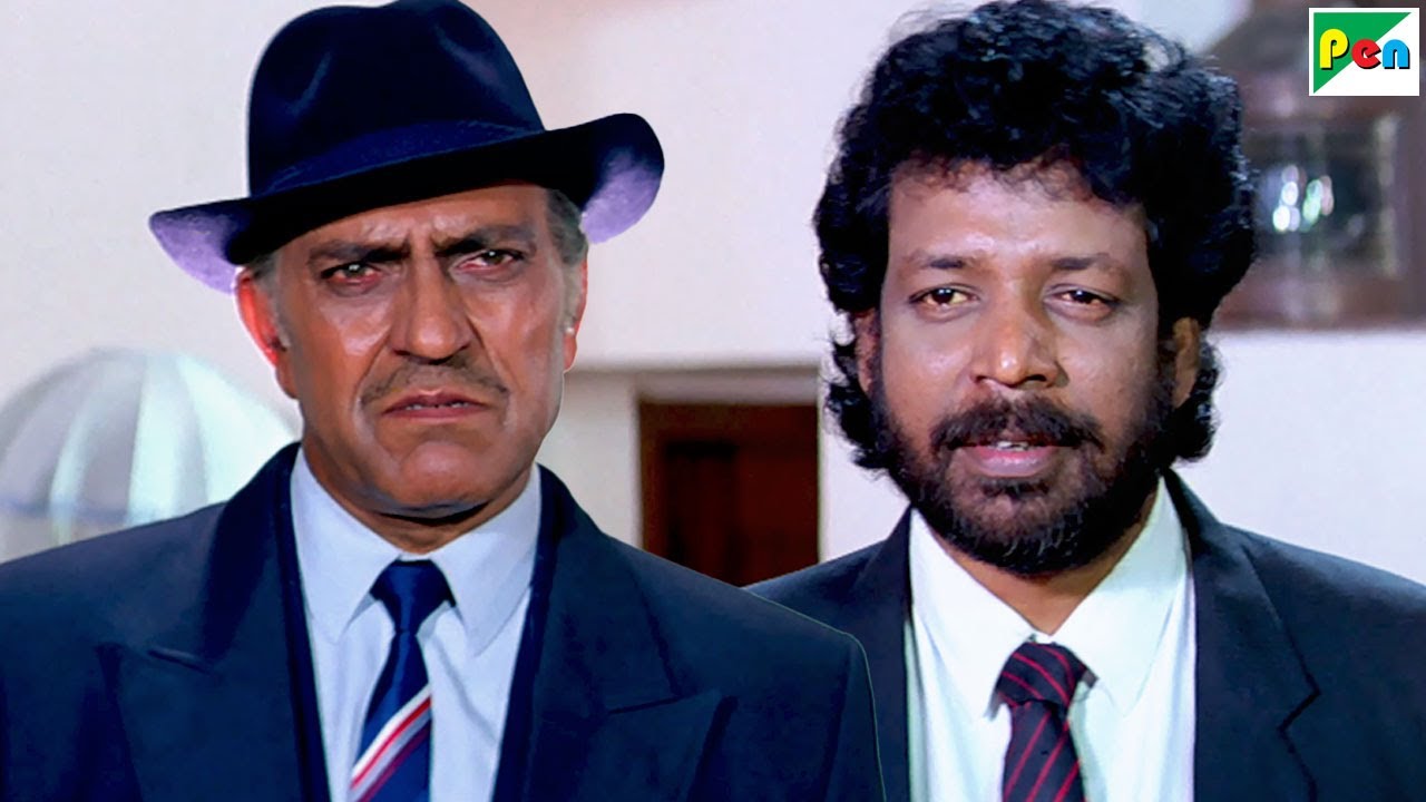 खून के रिश्ते जब अलग होते है तो उनका मिलन ऐसे ही होता है - Amrish Puri, Ajay Devgn -Phool Aur Kaante