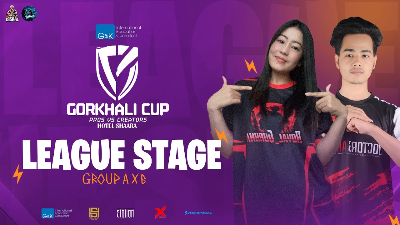 LEAGUE STAGE | GROUP AXB | GORKHALI CUP : PROS VS CREATORS | FT.  ⁨@TondeGamer @LakaGamingz