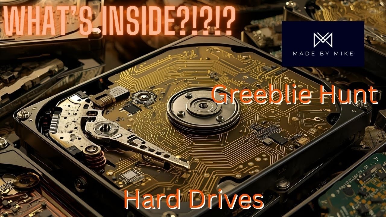 Ep2568 Scrapping out Hard drives for Greeblies, Gold, Copper, Aluminum and other metals