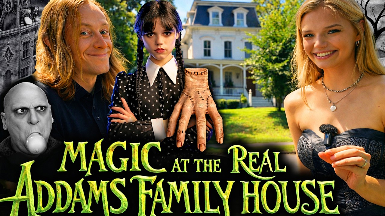 Magic at the Real Addams Family House!