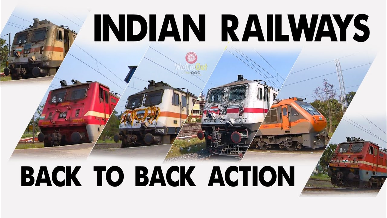 1 In 9 Back To Back Furious 130 Kmph Train Strom || Rajdhani + kumbh + Amrit Bharat Express || Wap7