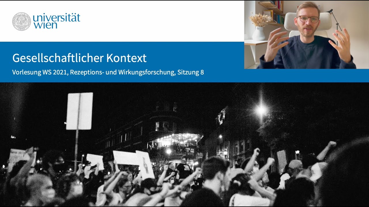 Wie wirken Medien? Gesellschaftliche Effekte (Vorlesung 8)