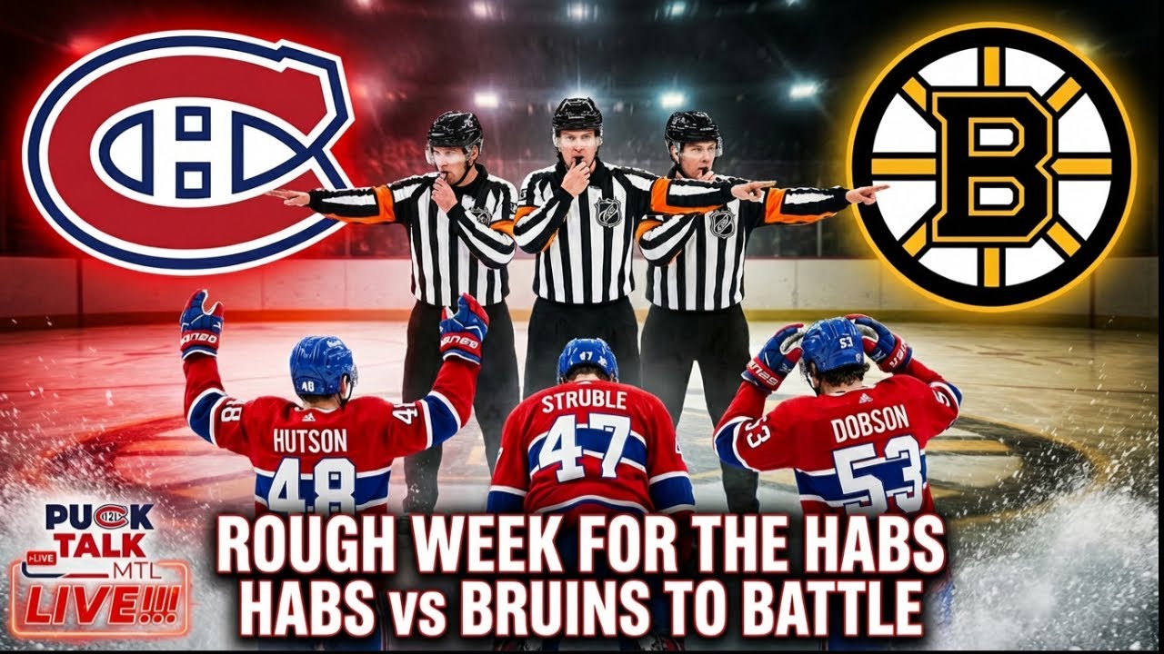 PuckTalk MTL LIVE!!! | Rough Week For The Habs | Habs vs Bruins To Battle - Part 1