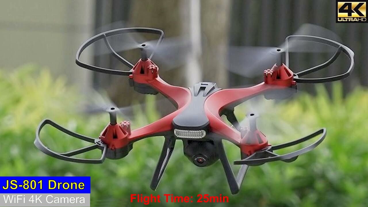 JS-801/X101 WiFi FPV 4K Low Budget Drone &ndash; Just Released !