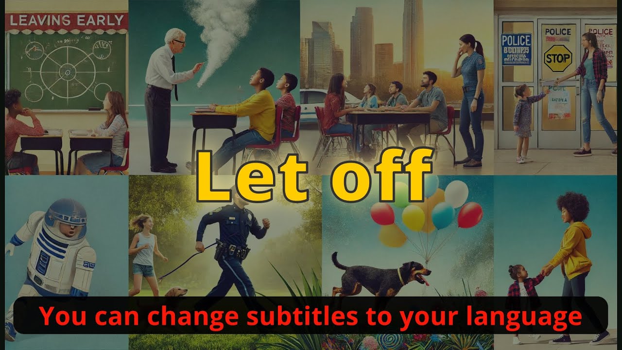 Let off meaning with 5 examples