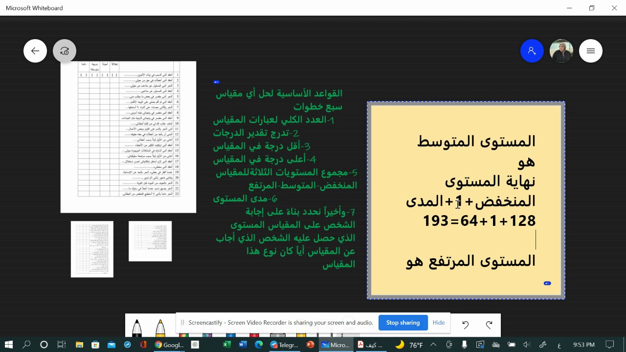 القواعد الأساسية لحل أي مقياس