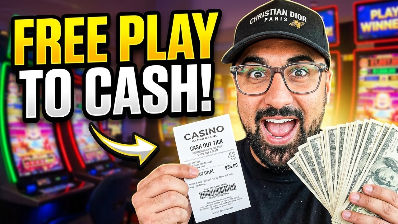 Week 1 of Casino Free Play into REAL Cash! 