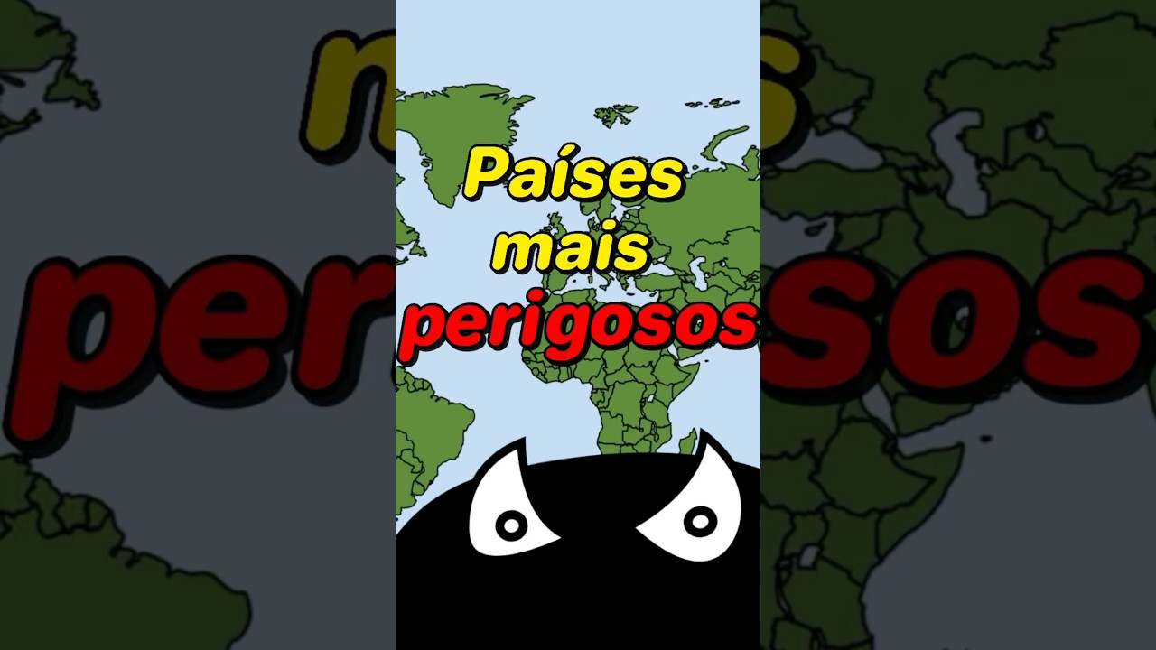Os 10 países mais violentos #geografia #paises #fatos