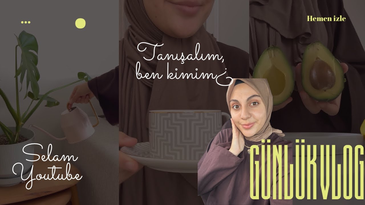 Selam YouTube. Benimle bir sabah, tanışalım, sohbetli vlog.