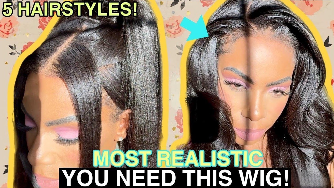 *It's Giving Scalp!🔥* Bye Bye Knots Kinky Edges Yaki Straight DETAILED Wig Install~ FT.Nadula Hair