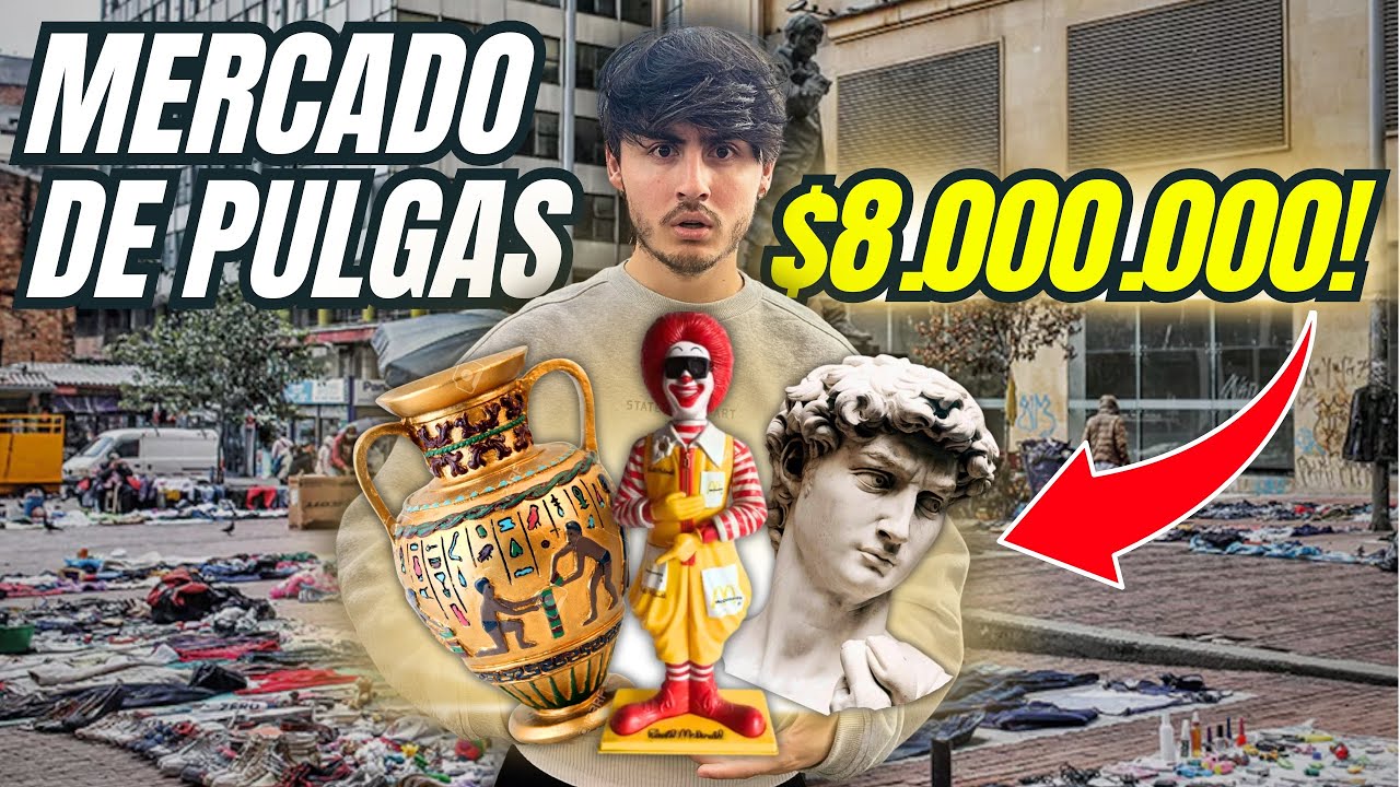 ¡Esto CUESTA $8 MILLONES en un MERCADO de PULGAS en BOGOTÁ!