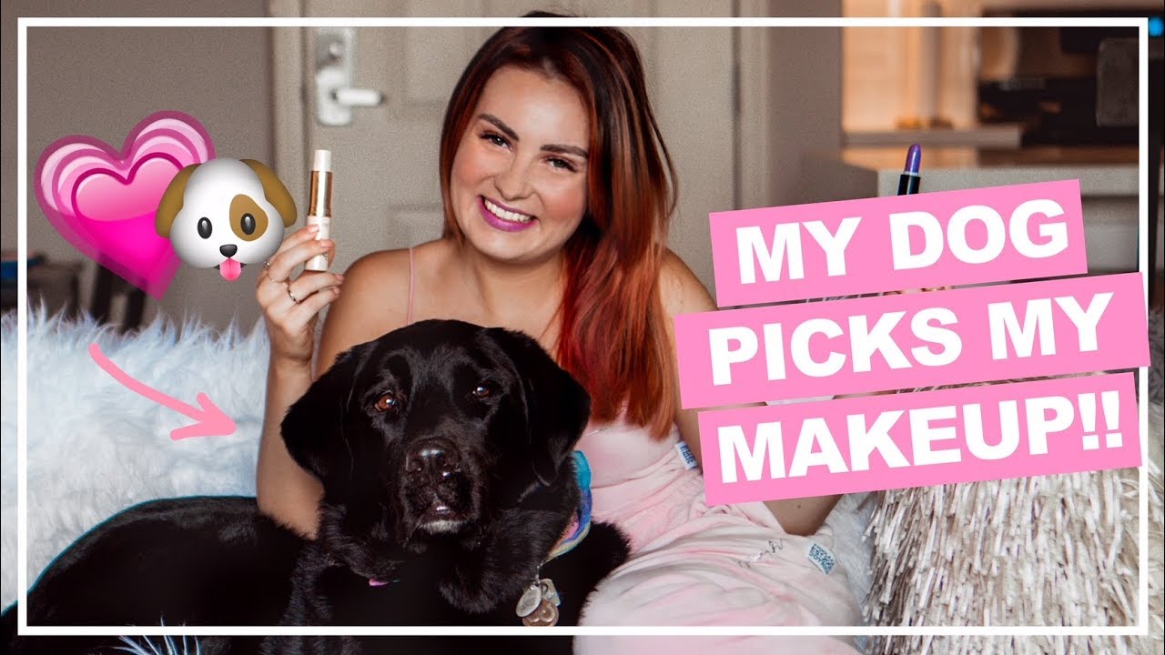 My Guide Dog Picks My Makeup! *adorable*