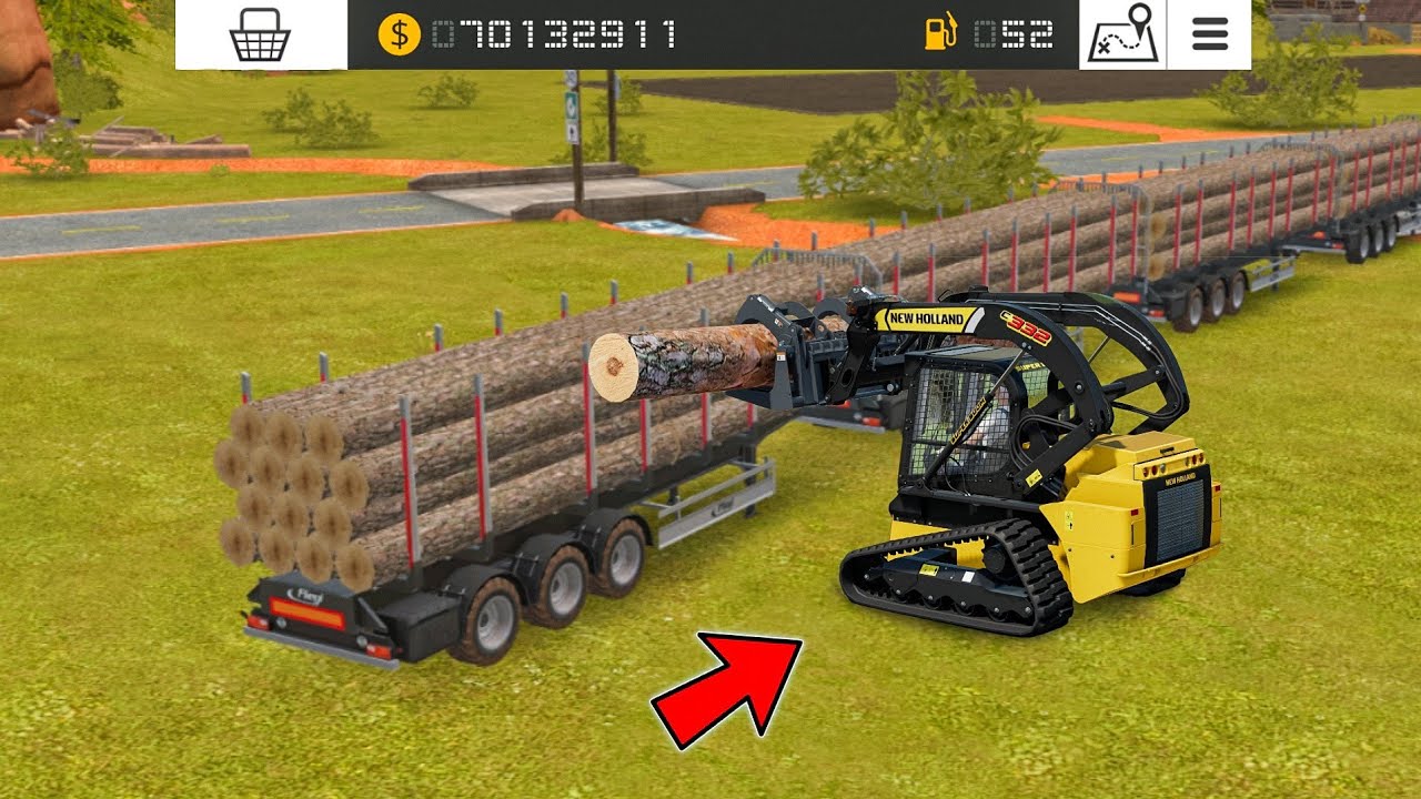 Tree Cutting & Selling Wood In Fs18 | Farming Simulator 18 Gameplay | Timelapse