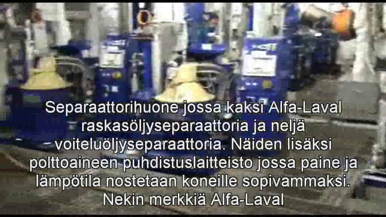 M/V Finnstar konehuonekierros