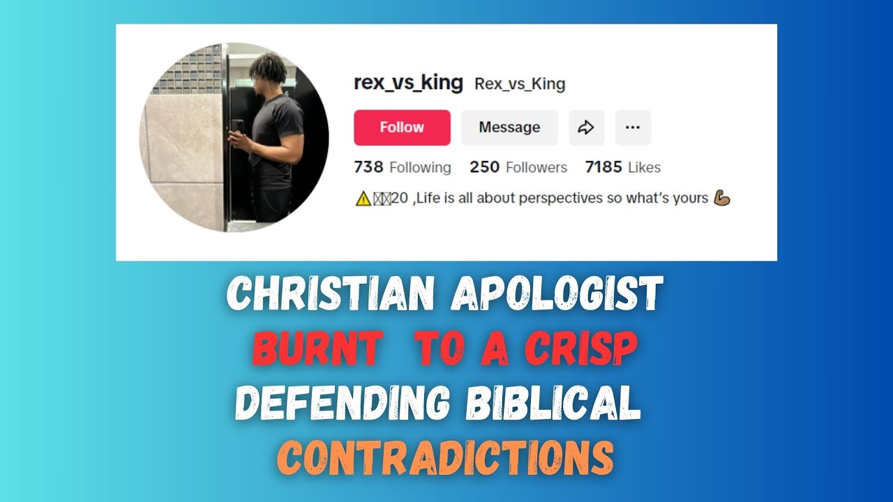 Christian Apologist SPIRALS OUT When Confronted With Biblical Contradictions