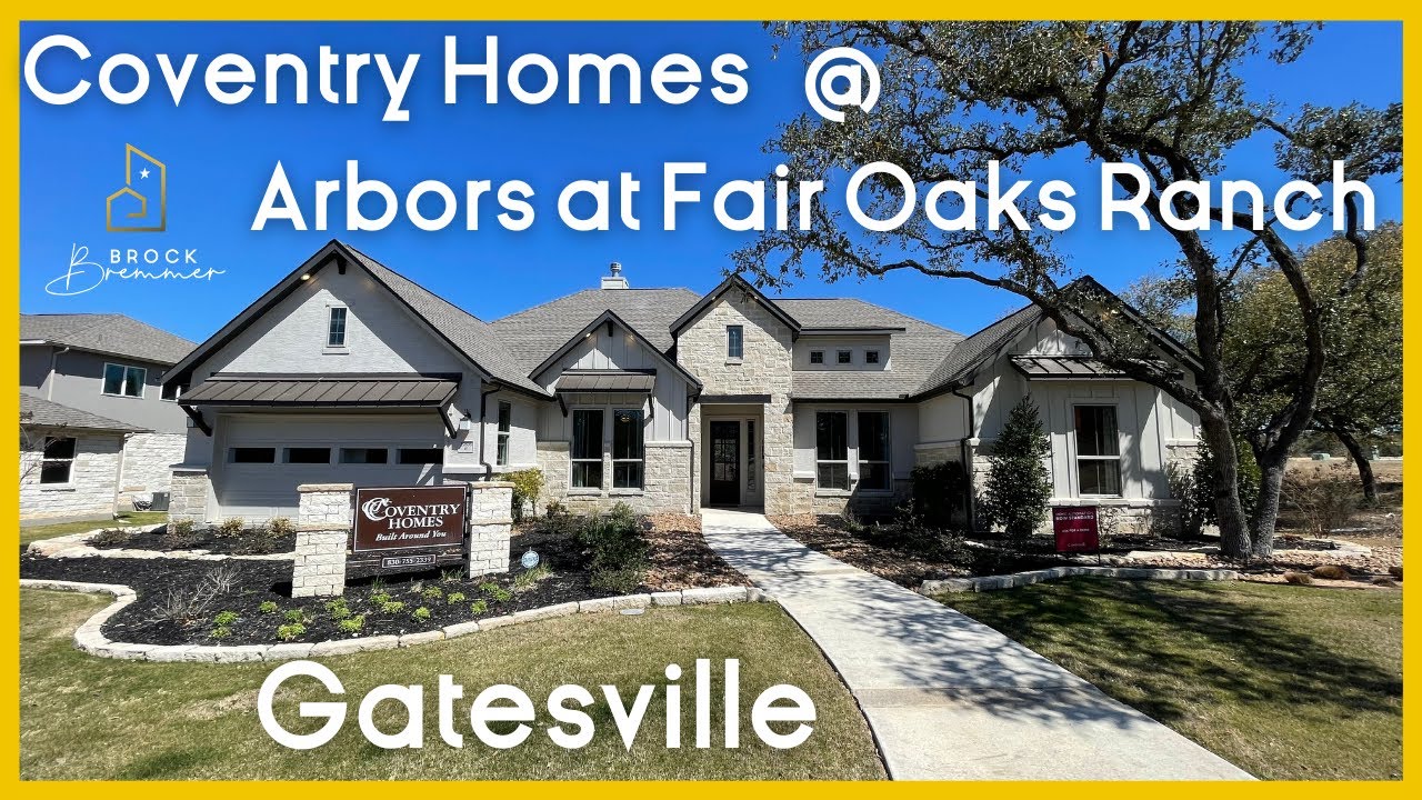 Coventry Homes 80' lot | Gatesville | Arbors at Fair Oaks Ranch | 4 Beds | 3.5 Baths