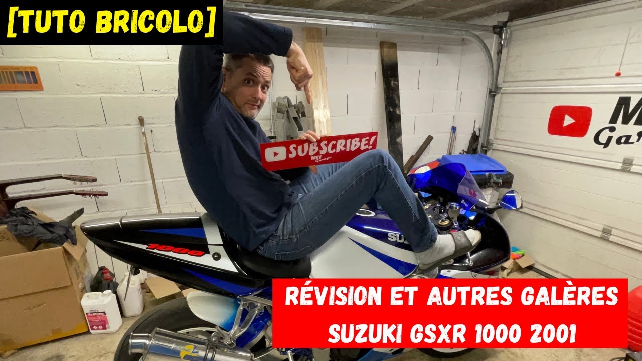 Révision de la SUZUKI GSXR 1000 de 2001, galère sur galère…