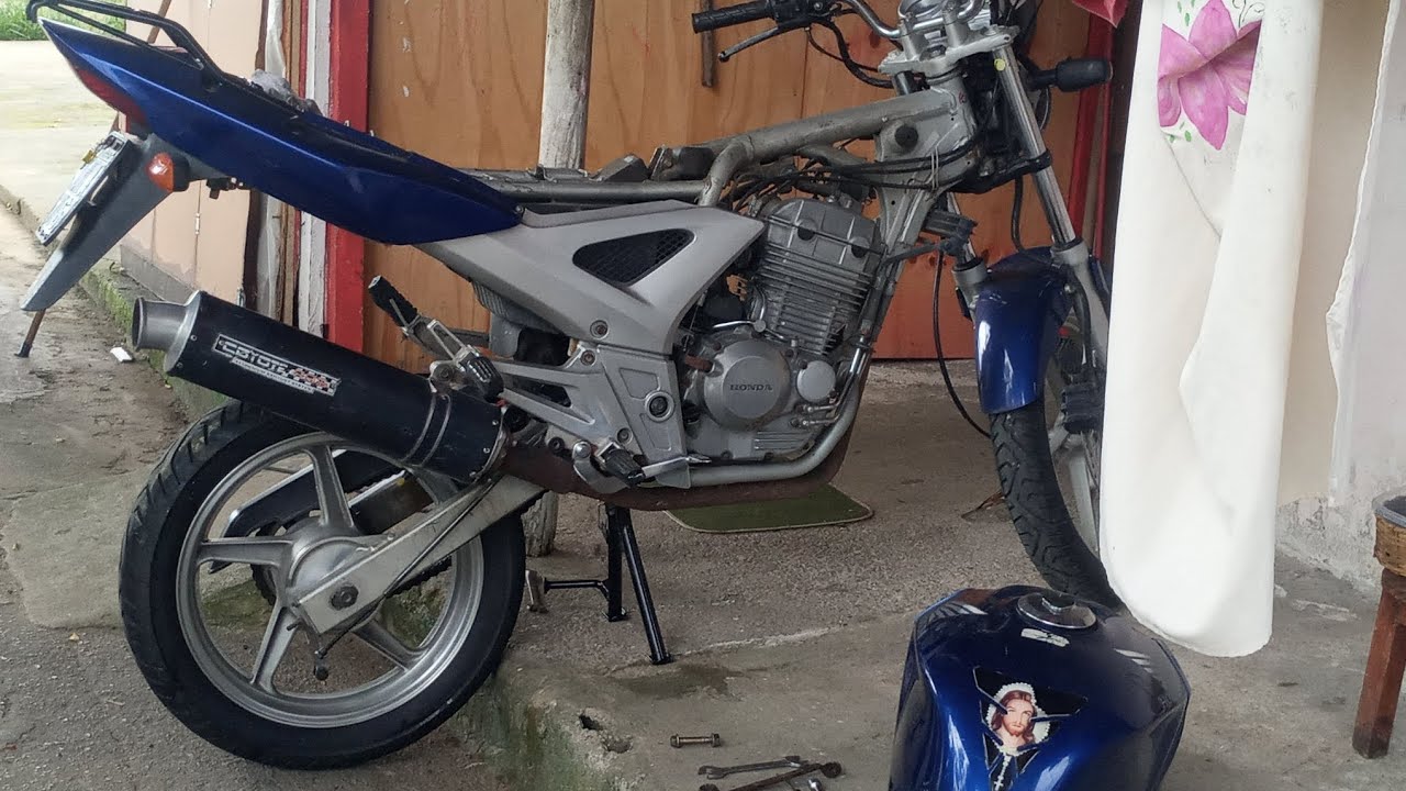 COMO TROCAR O AMORTECEDOR DA CBX TWISTER