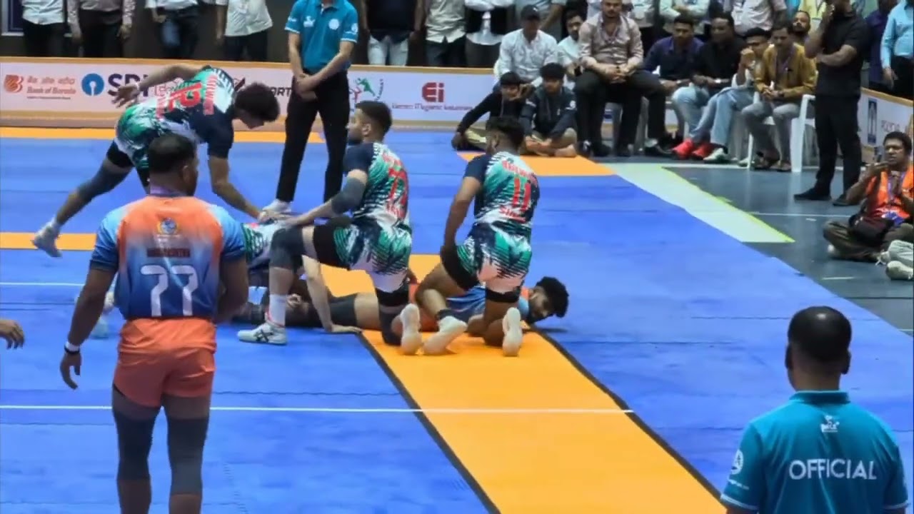 Final match | 1st half | Indian Railway Vs Maharashtra | 72nd senior national kabaddi championship 
