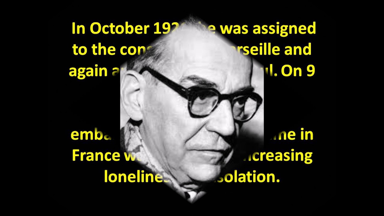Ivo Andric -  Diplomat,Nobel Prize winner in Literature, Novelist, Poet, Short story writer