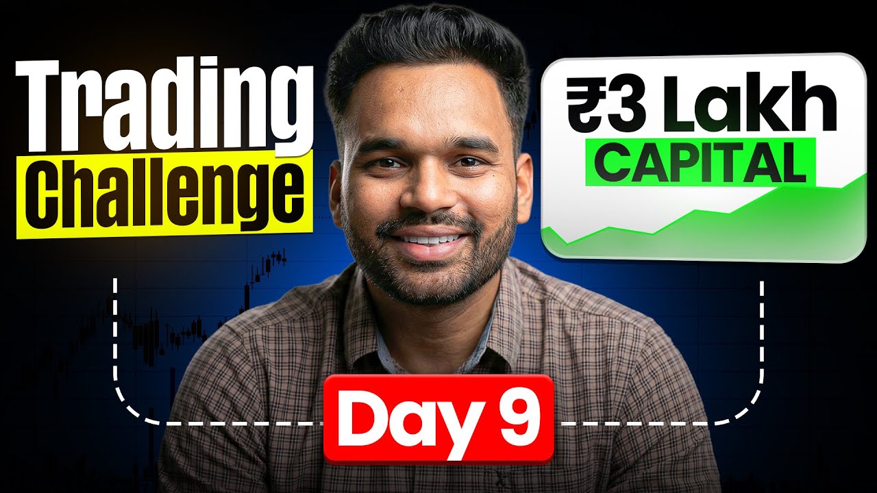 📊 Day 9 : ₹3 lakh capital for 30 Days