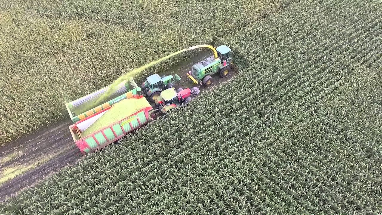 Maisernte bei Brobergen  G. Behrens & Sohn GbR  Phantom 3 Pro
