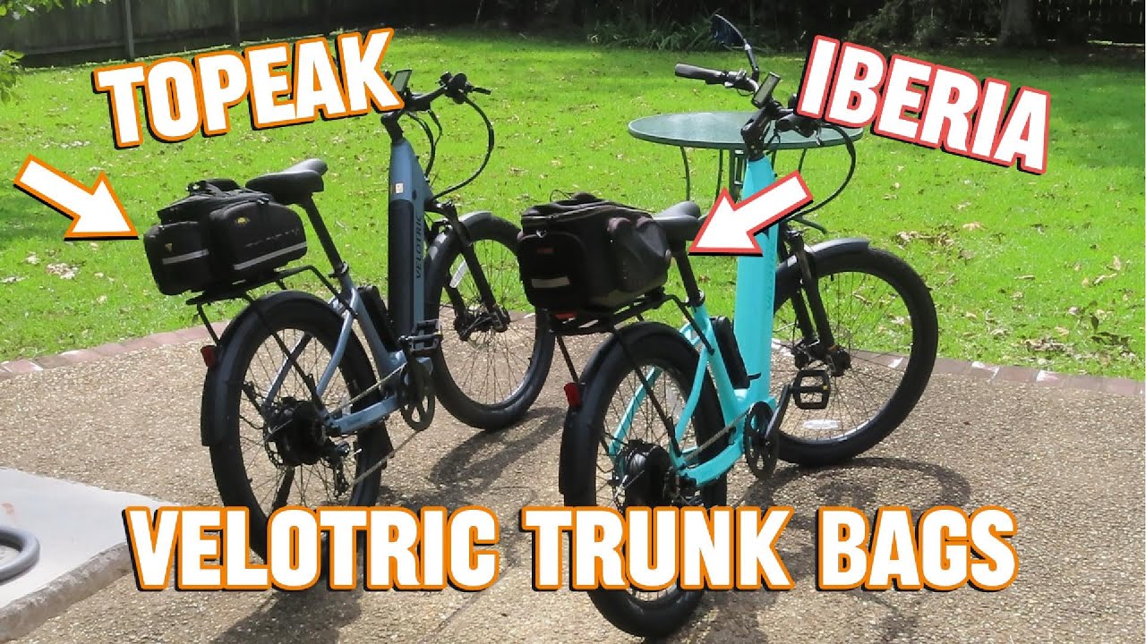 Topeak or Iberia? Which trunk bag is best for your Velotric ebike?