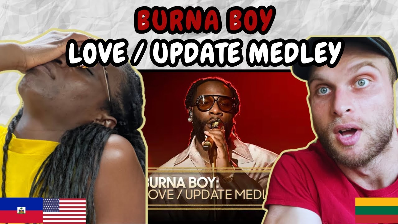РЕАКЦИЯ НА Burna Boy: Love/Update Medley (в прямом эфире на The Tonight Show с Джимми Фэллоном)