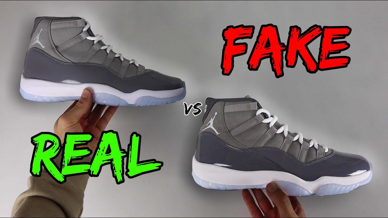 НАСТОЯЩИЕ ИЛИ ПОДДЕЛЬНЫЕ! СРАВНЕНИЕ КРОССОВОК NIKE AIR JORDAN 11 COOL GREY!