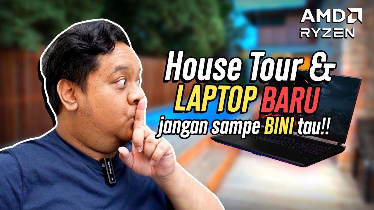 AMD TechTokan: House Tour Tara Arts & Beli Laptop Gaming Diam-diam 😎😎