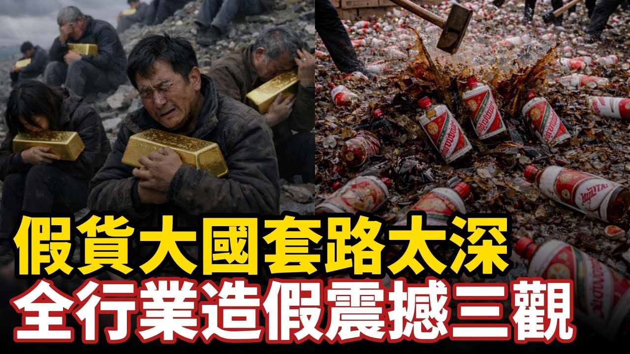 全行業造假震撼三觀，假貨大國套路太深，假金，假銀，假珠寶，泡沫海參塑膠鮑魚，豆腐也敢當牛肉賣，瘋狂欺詐時代開啟#中国社会