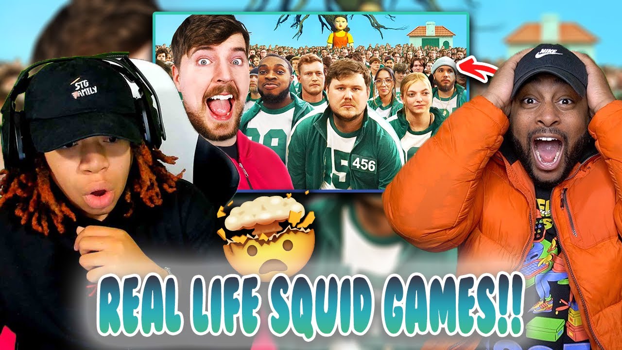 MR BEAST IS THE GOAT OF YOUTUBE!!... $456,000 Squid Game In Real Life! ft 
