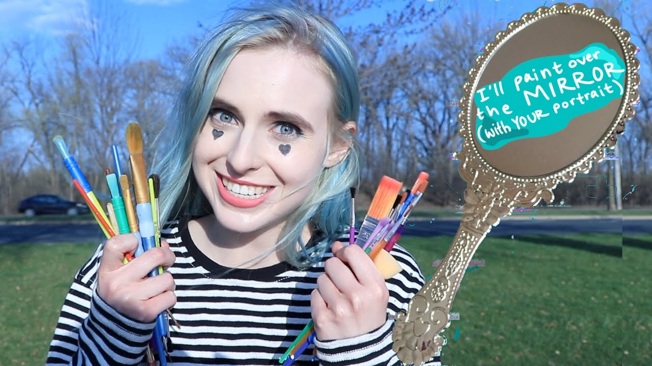 Let Me Just Go Paint Over The Mirror (with YOUR face)  || Charlotte Bettson