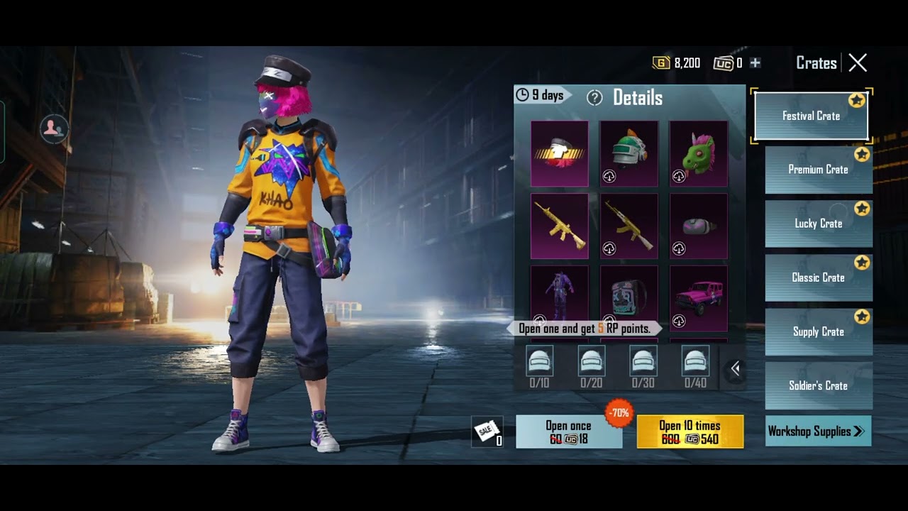 Crate opening BGMI/PUBG APRIL 2022