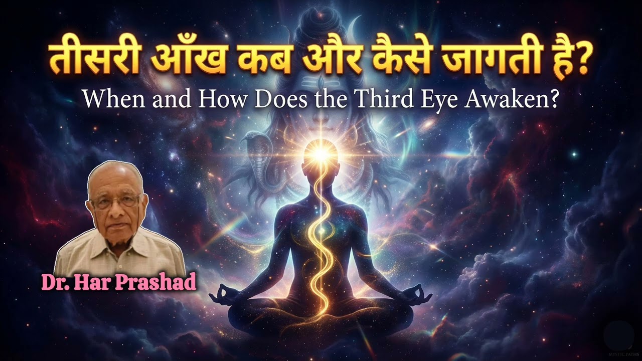 तीसरी आँख कब और कैसे जागती है? साक्षी-भाव, कुंडलिनी, शून्यता और समर्पण का रहस्य 