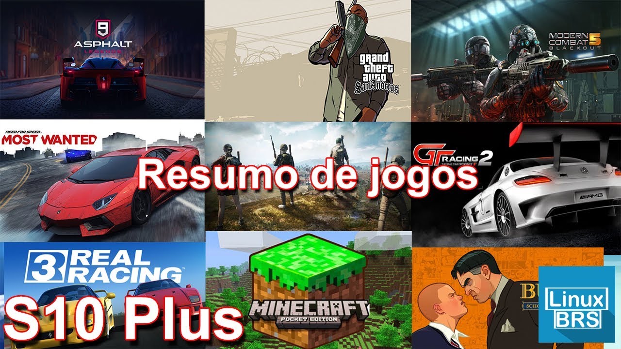 🔘 Samsung Galaxy S10 Plus - Resumo de jogos